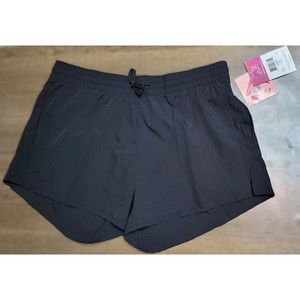 Kanu Surf Darren Stretch Active Swim Shorts Women's Size 14 Black NEW MSRP $38